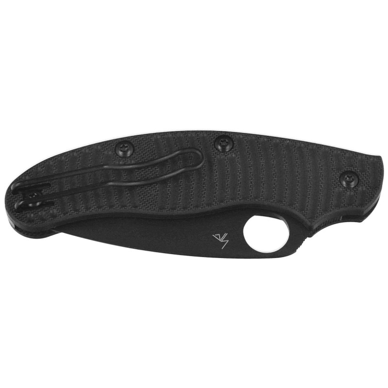 Nóż składany Spyderco UK Penknife Salt Black G10, Black DLC MagnaCut by Sal Glesser (C94GMCBKP)