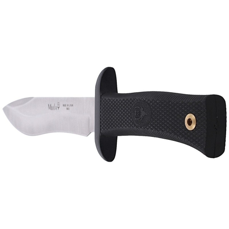 Nóż Muela 55-16 Black Rubber, Satin 420H