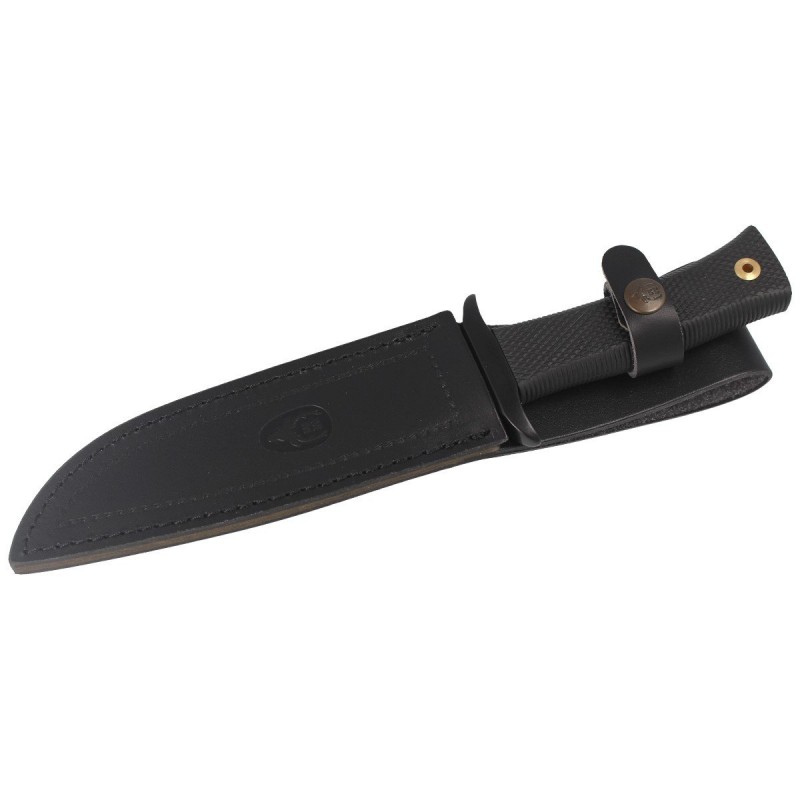 Nóż Muela 55-16 Black Rubber, Satin 420H