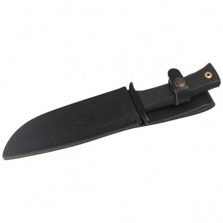 Nóż Muela 55-16 Black Rubber, Satin 420H