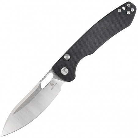 Nóż składany Bestechman Firebird Black G10, Satin / Stonewashed D2 (BMK05A)
