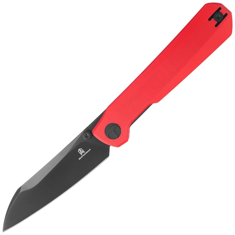 Nóż składany Bestechman Curvee Red G10, Black PVD AEB-L by Ostap Hel (BMK20E)