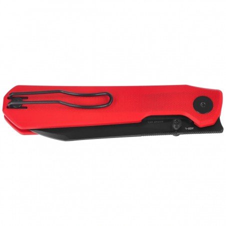 Nóż składany Bestechman Curvee Red G10, Black PVD AEB-L by Ostap Hel (BMK20E)
