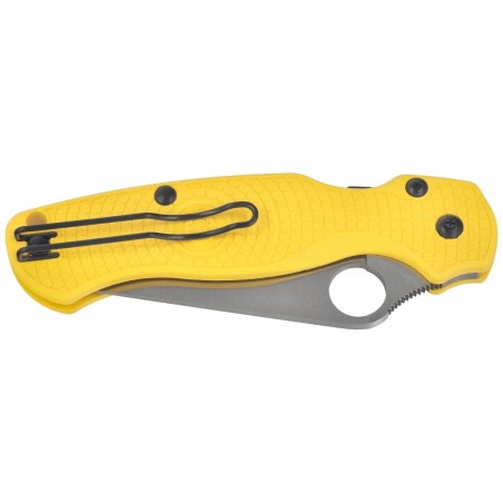 Nóż składany Spyderco Para Military 2 Lightweight Salt Yellow FRN, Satin MagnaCut by Sal and Eric Glesser (C81PYL2)