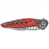 Nóż składany Rike Knife RK-Thor7-BR Titanium / Red-Black G10, Satin 154CM