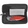 Nóż składany Rike Knife RK-Thor7-BR Titanium / Red-Black G10, Satin 154CM