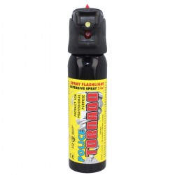 Gaz pieprzowy ESP Police Tornado Spray Flashlight 15% OC 100 ml - strumień (SFL-01-100)