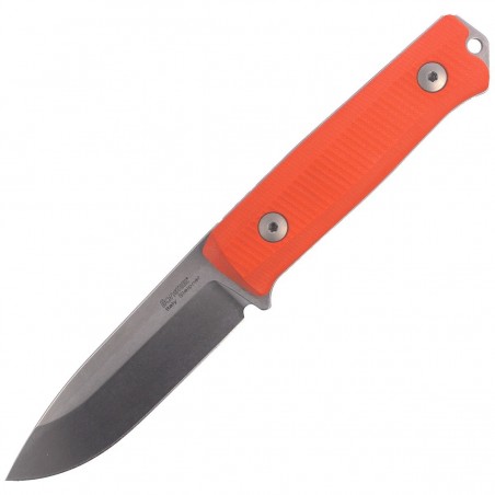 Nóż LionSteel Bushcraft G10 Orange / Stone Washed (B40 GOR)