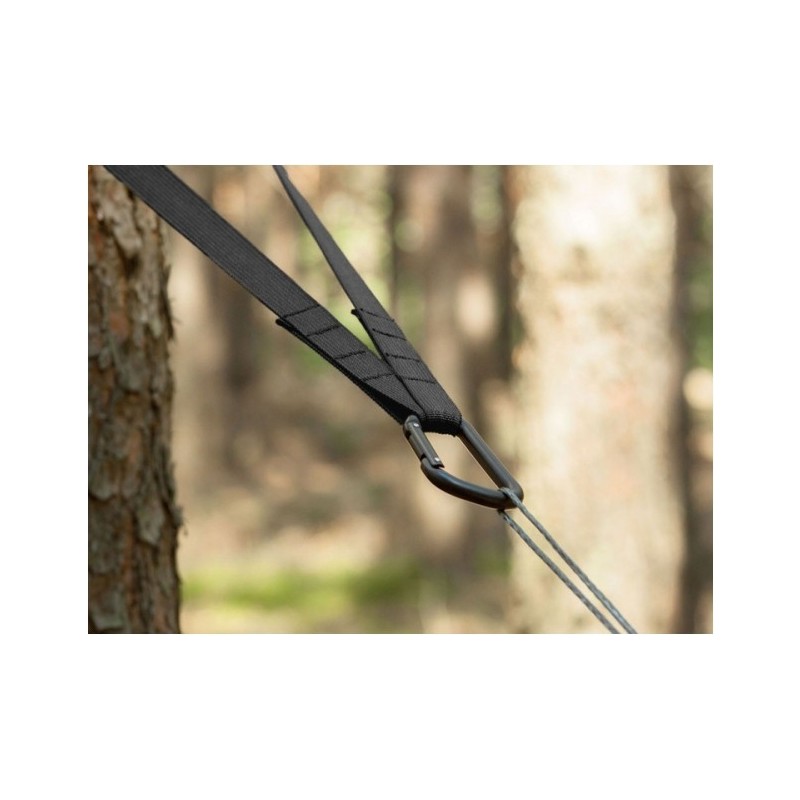   Zawieszenie do hamaka Lesovik Smuk czarne - 2 - Akcesoria turystyczne