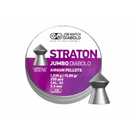   Śrut diabolo JSB Jumbo Straton 5,50 mm 250 szt. - 1 - Śrut 5,5 mm
