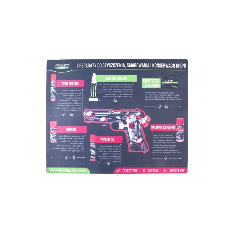   Mata do czyszczenia broni Pro Tech Guns 47x38 cm - 1 - Konserwacja
