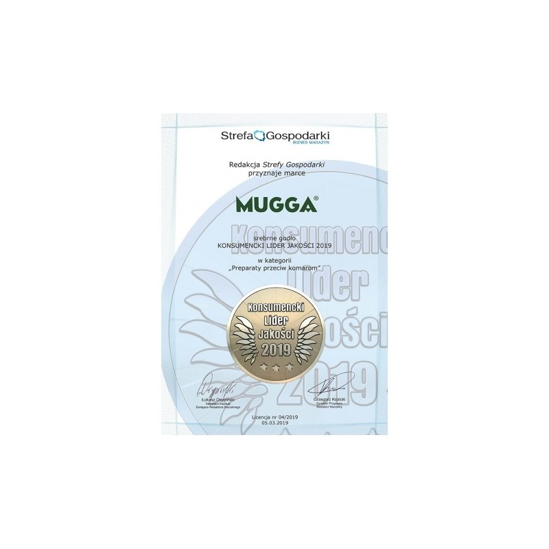   Mleczko repelent Mugga 20,5% DEET 50 ml - 15 - Środki na komary i kleszcze