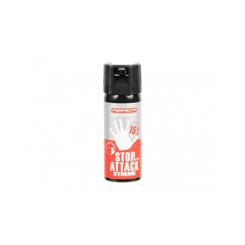   Gaz pieprzowy Perfecta Stop Attack Xtreme strumień 50 ml - 1 - GAZY PIEPRZOWE