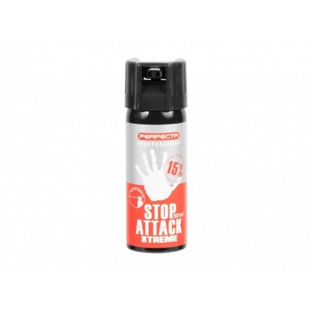   Gaz pieprzowy Perfecta Stop Attack Xtreme strumień 50 ml - 1 - GAZY PIEPRZOWE