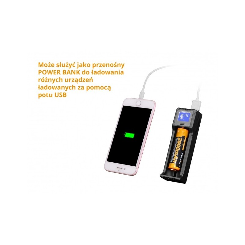   Ładowarka USB Fenix ARE-D1 - 8 - Latarki 