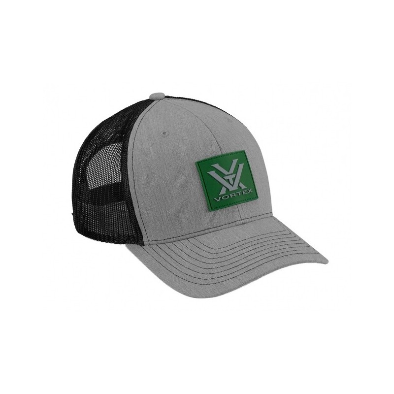   Czapka Vortex Pursue And Protect szaro-czarna z zielonym logo - 1 - Czapki
