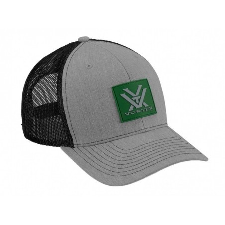   Czapka Vortex Pursue And Protect szaro-czarna z zielonym logo - 1 - Czapki