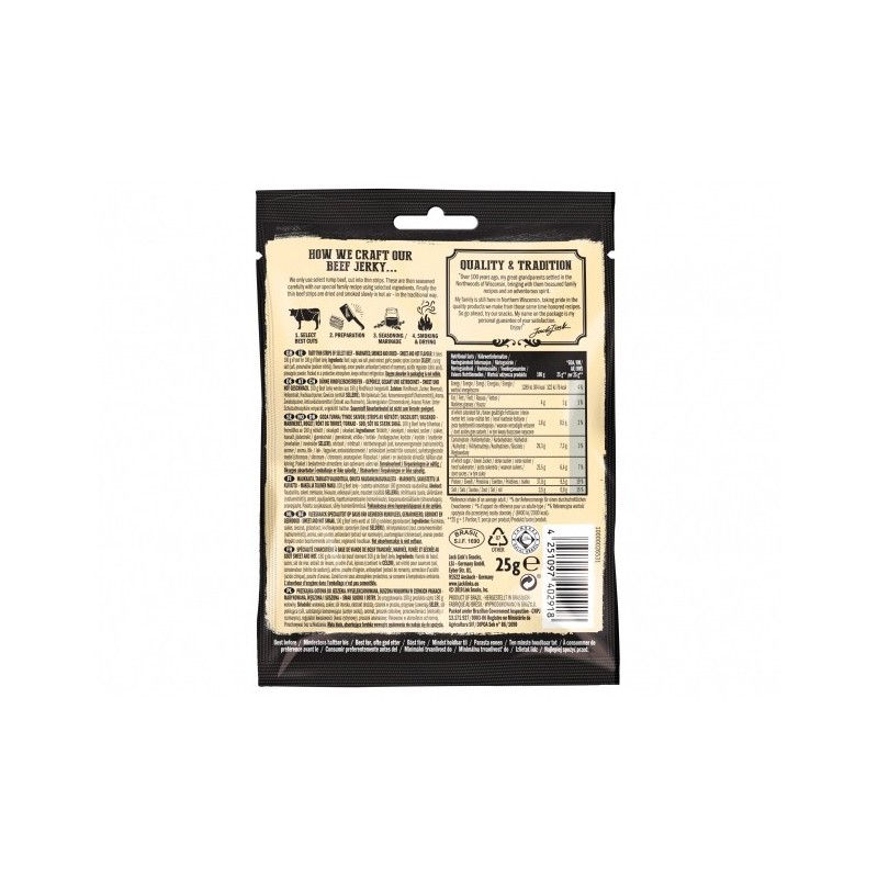   Wołowina suszona Jack Link's słodko-ostra 25 g - 3 - Żywność