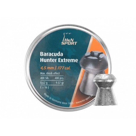   Śrut diabolo H&N Baracuda Hunter Extreme 4,5 mm 400 szt. - 1 - Śrut 4,5 mm