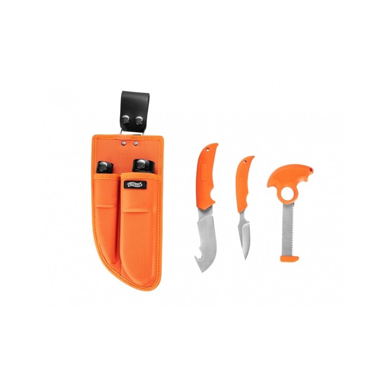   Zestaw noży myśliwskich Walther Hunting Set - 2 - Noże z głownią stałą