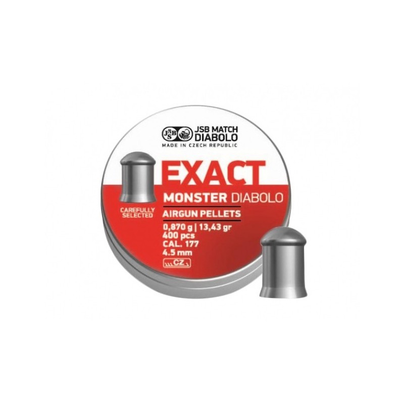   Śrut diabolo JSB Exact Monster 4,52/400 - 1 - Śrut 4,5 mm