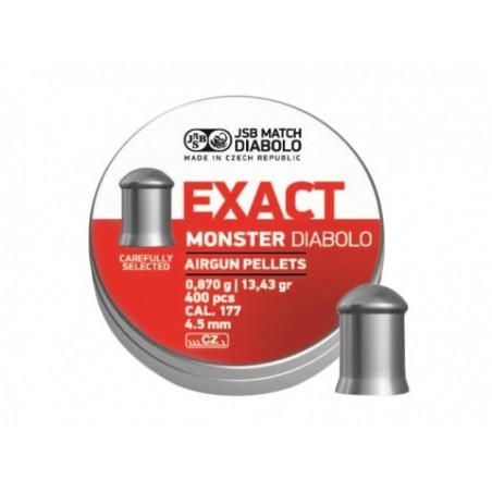   Śrut diabolo JSB Exact Monster 4,52/400 - 1 - Śrut 4,5 mm