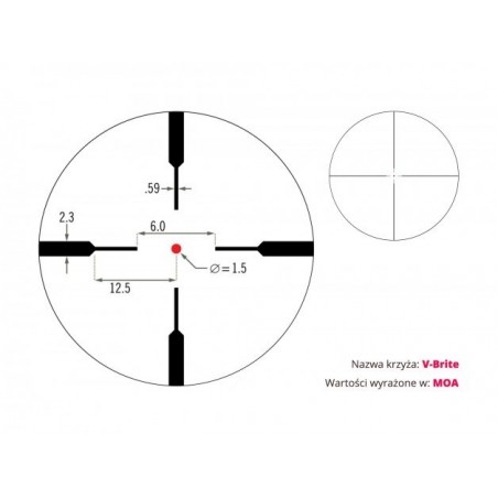   Luneta celownicza Vortex Crossfire II Hog Hunter 3-12x56 30 mm AO V-Brite - 5 - Lunety