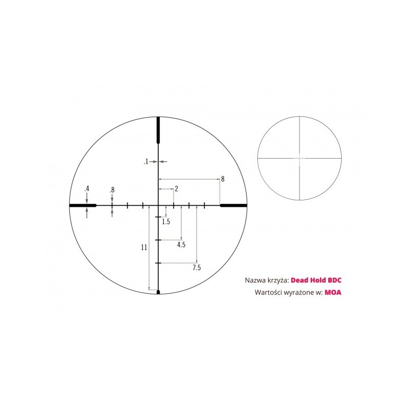   Luneta celownicza Vortex Crossfire II 6-18x44 1'' AO BDC - 8 - Lunety