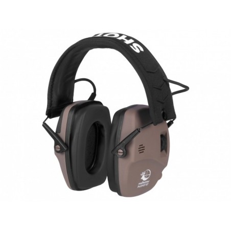   Słuchawki RealHunter Active ProSHOT BT brązowe - 1 - Ochrona i BHP