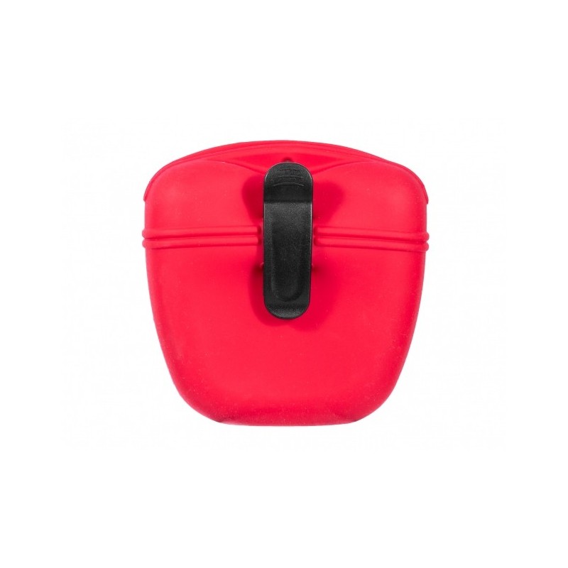   Silikonowa saszetka na smaczki Lugo czerwona - 2 - Akcesoria dla psów