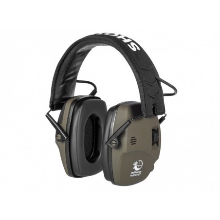   Słuchawki RealHunter Active ProSHOT BT oliwkowe - 1 - Ochrona i BHP