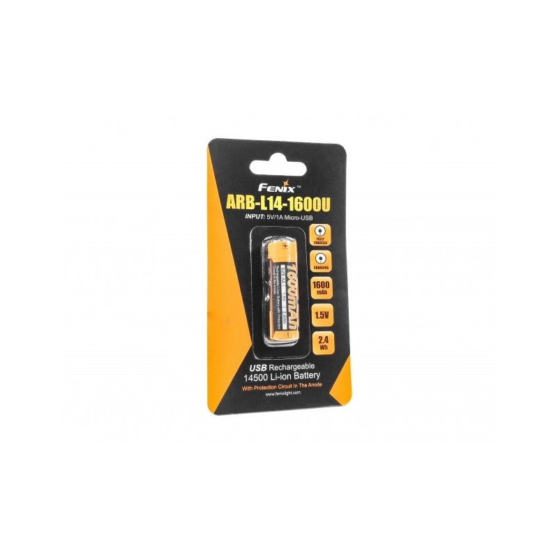   Akumulator Fenix USB ARB-L14U (14500 1600 mAh 1,5 V) - 6 - Latarki 