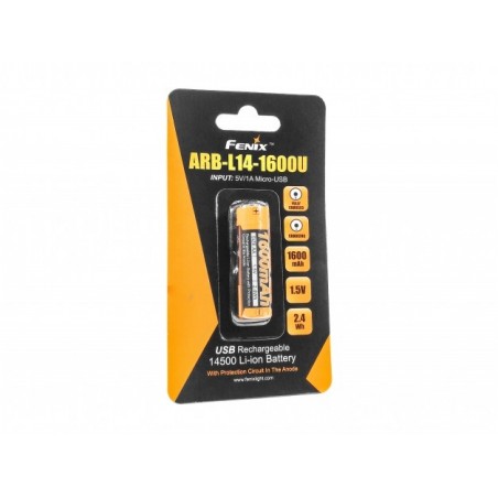   Akumulator Fenix USB ARB-L14U (14500 1600 mAh 1,5 V) - 6 - Latarki 