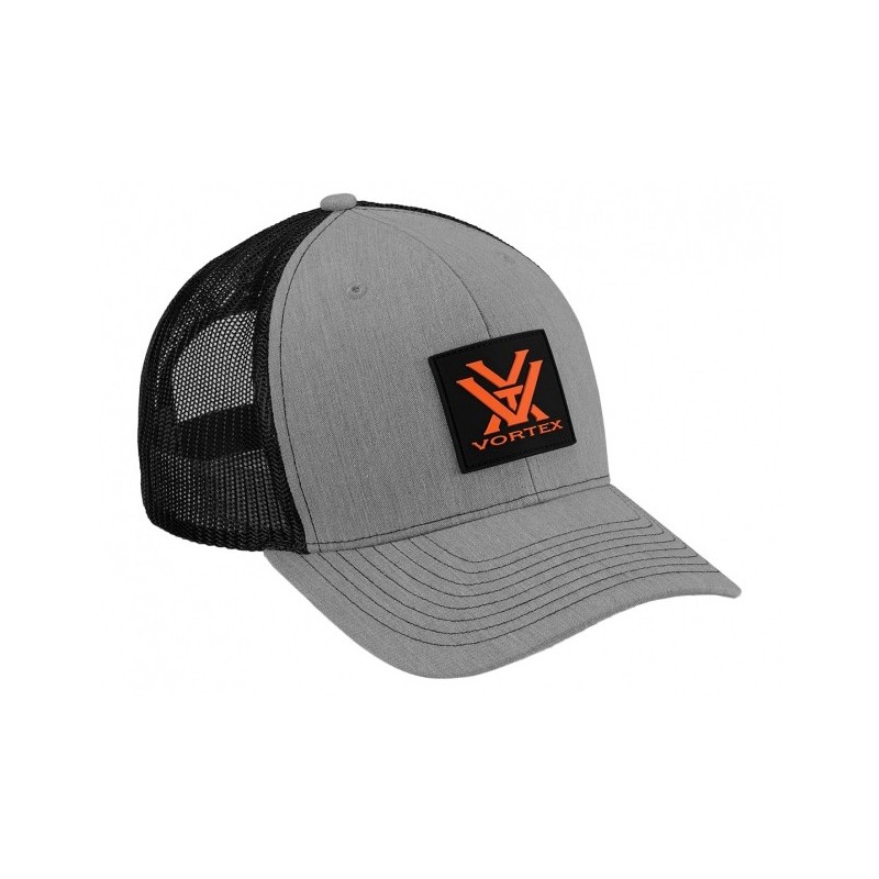  Czapka Vortex Pursue And Protect szaro-czarna z pomarańczowym logo - 1 - Czapki