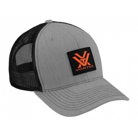   Czapka Vortex Pursue And Protect szaro-czarna z pomarańczowym logo - 1 - Czapki