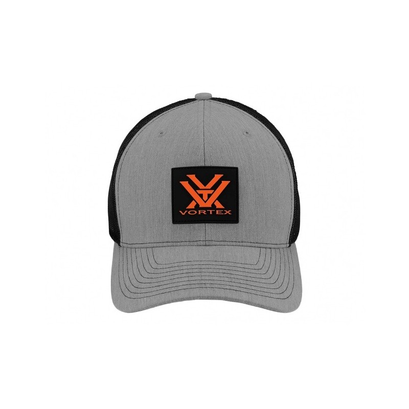   Czapka Vortex Pursue And Protect szaro-czarna z pomarańczowym logo - 2 - Czapki