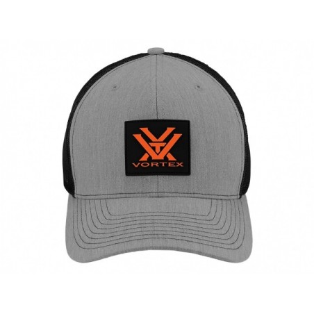   Czapka Vortex Pursue And Protect szaro-czarna z pomarańczowym logo - 2 - Czapki