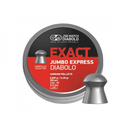   Śrut diabolo JSB Exact Jumbo Express 5,52 mm 250 szt. - 1 - Śrut 5,5 mm