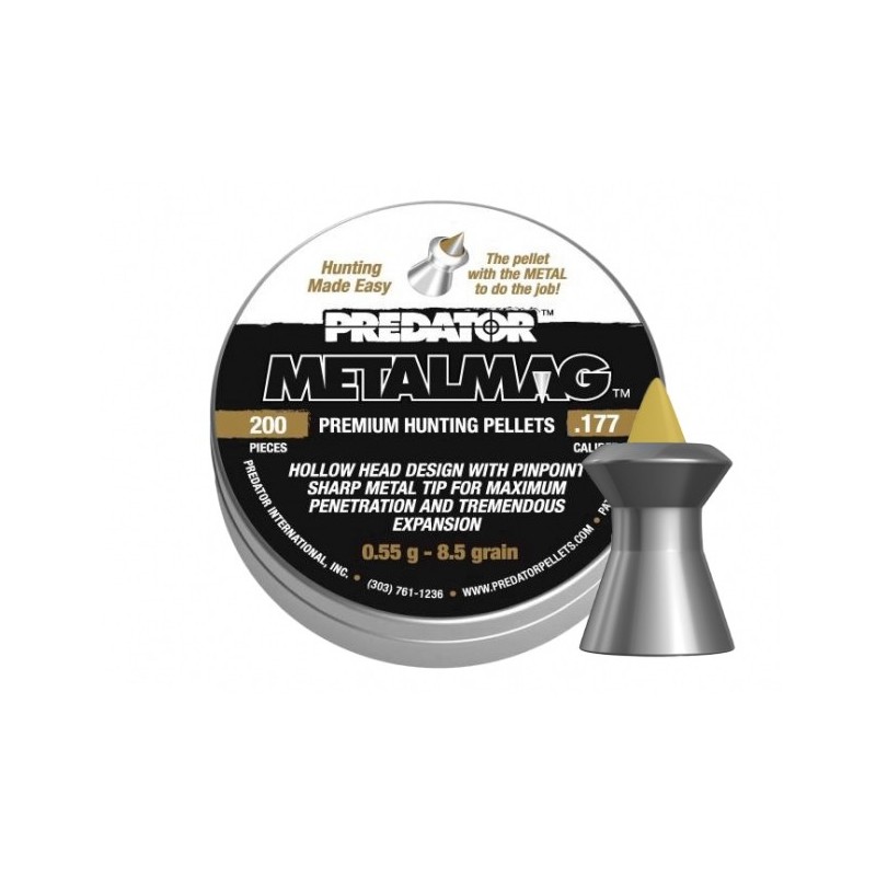   Śrut diabolo JSB Metalmag 4,50/200 - 1 - Śrut 4,5 mm