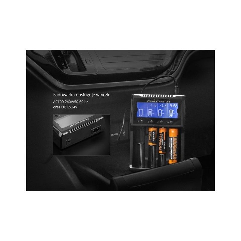   Ładowarka sieciowa Fenix ARE-A4 - 5 - Latarki 