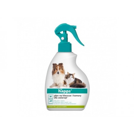   Płyn Happs na komary i kleszcze dla zwierząt 200 ml - 1 - Akcesoria dla psów