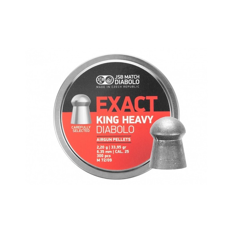   Śrut diabolo JSB Exact King Heavy 6,35/300 - 1 - Śrut w wiekszych kalibrach