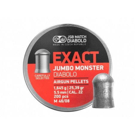   Śrut diabolo JSB Exact Jumbo Monster 5,52/200 - 1 - Śrut 5,5 mm