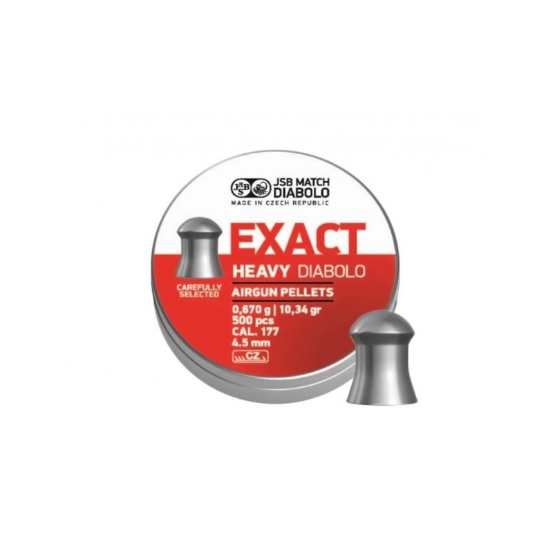   Śrut diabolo JSB Exact Heavy 4,52/500 - 1 - Śrut 4,5 mm