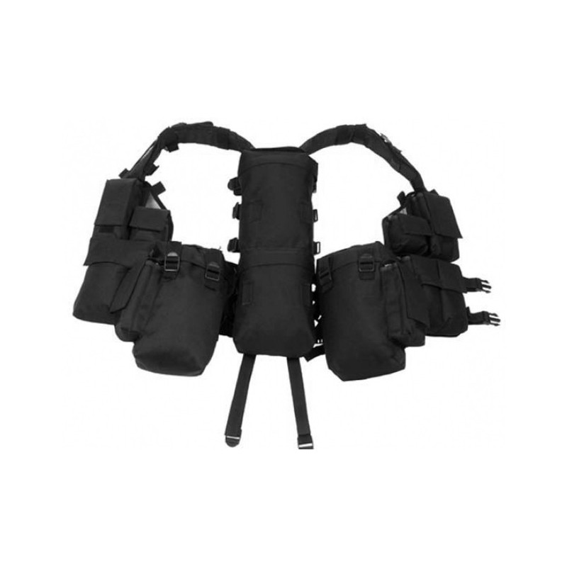   Kamizelka taktyczna MFH - czarna - 1 - Akcesoria ASG